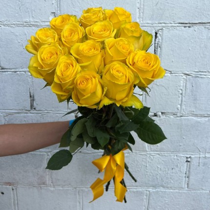 желтые розы - Купить с доставкой,  в по Вознесенскому